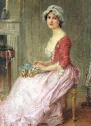 Charles-Amable Lenoir The Seamstress USA oil painting artist